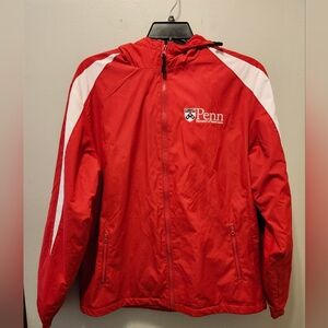 University Of Pennsylvania Sport-Tek Mens Fleece Lined Hooded Jacket W/ Pockets